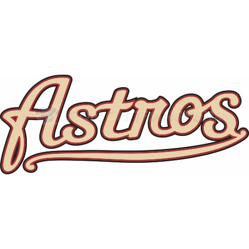 Houston Astros Iron-on Stickers (Heat Transfers)NO.1608